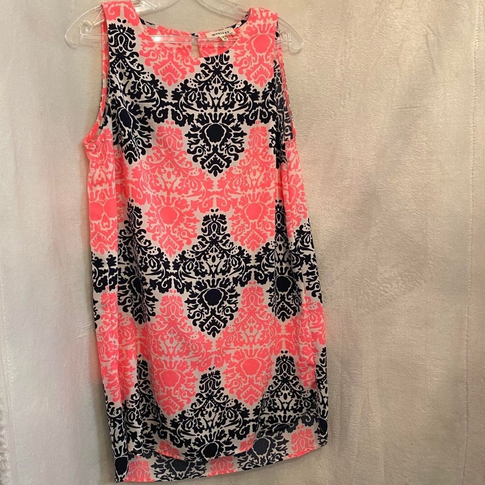 EUC Monteau Pink & Black Dress Size Medium